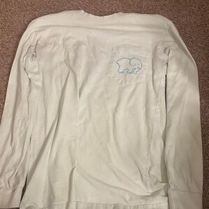 Mint Long Sleeve Shirt with Elephant Logo